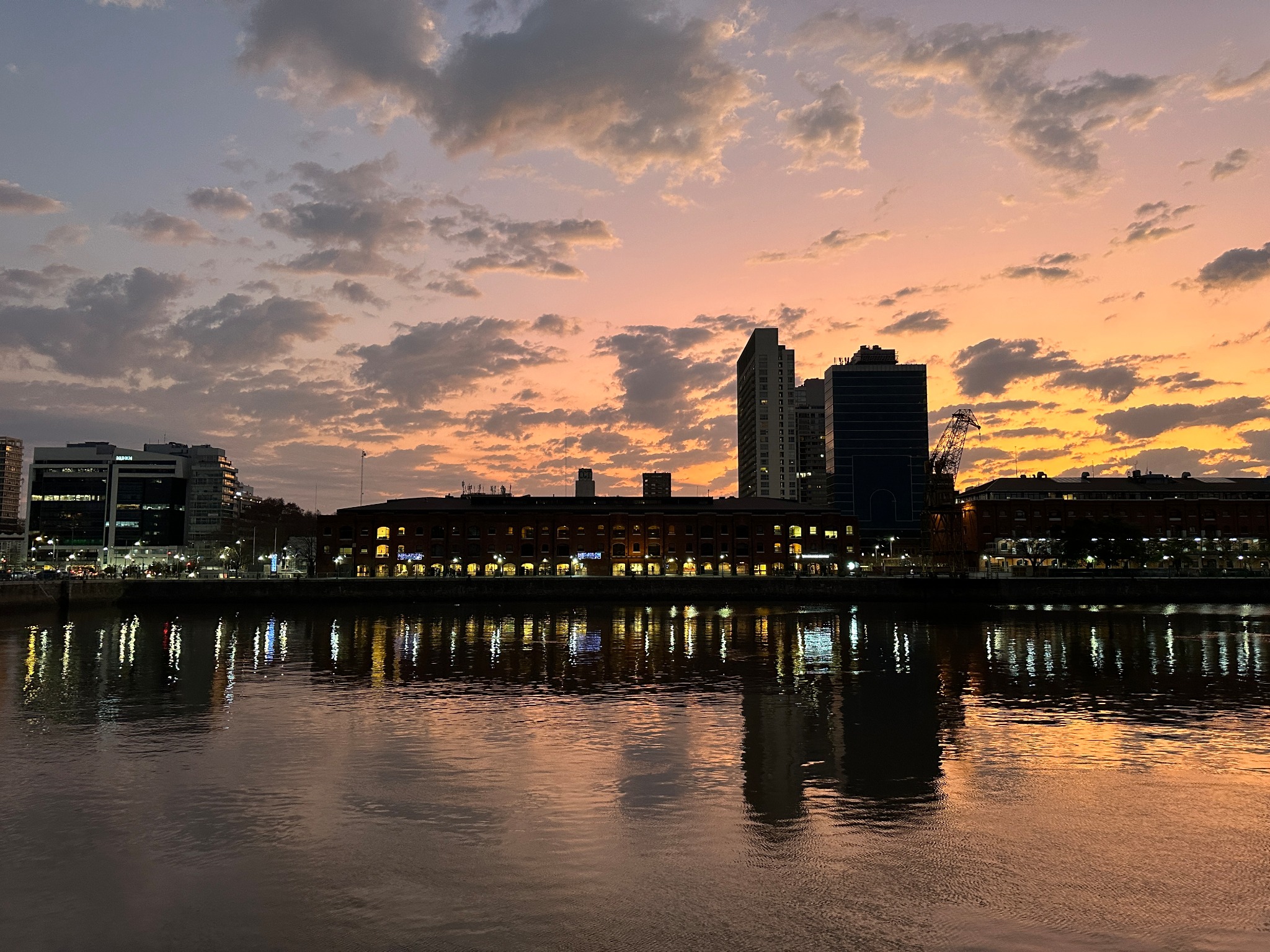 Buenos Aires al atardecer